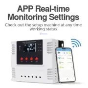 Solar Panel Charge Controller with Adjustable Settings and WiFi Access