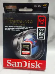 SanDisk Extreme Pro 64GB SDXC UHS-I Memory Card (SDSDXXG-064G-GN4IN) 95mb/s