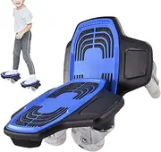 Split Skateboard - Multipurpose Skateboard Deck, Foldable Portable Cruiser | Adjustable High Rebound Scooter Cool Skate Deck, Compact Skateboard for Easy Transport, Adventure and Skateboard-P