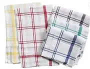 Simple Multi Purpose HOME White Cotton Kitchen Cleaning Towel Set Of 5 PC