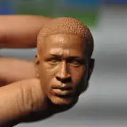 1:6 Allen Iverson Head Sculpt Carved For 12" Male HT Action Figure Doll Body Toy