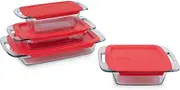 Pyrex Basics 8pc Bakeware Set