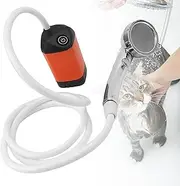 Portable Camping Rinse Kits,Electric Outdoor Camping Shower,3 Gears Electric Camp Shower with Rechargeable Outdoor Shower Pump and Shower,for Camping, Hiking, Traveling