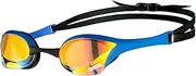 ARENA Cobra Ultra Swipe Mirror Goggles, Unisex Racing Goggles for Indoor Swimming with Hydrodynamic Design, Swipe Anti-Fog Technology and UV Protection, Superior Fit & Clear Vision