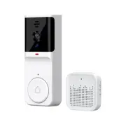 Smart Doorbell Camera with Ring Chime, Infrared Night Viewing, 2-Way Audio, A...