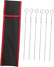 Cabilock 1Pc Skewer Storage Bag Portable Barbecue Stick Container for Outdoor Camping Home Use Organizes Skewers for Travel Grilling for BBQ Lovers