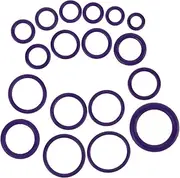 ETHZZLE 1 Set Car Air Conditioning Compression Ring Air Conditioner Air Conditioning o Rings O-Ring O Ring Kit Sealing o Rings Car Ac o Rings Automotive o Rings Repair o Ring Purple Rubber