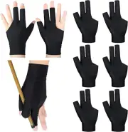 Guantes De Piscina Billar Tiradores De Mano Izquierda Taco Billar Guante 8PIEZAS