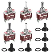 Waterproof Momentary Toggle Switch (On)-Off-(On) 30A 12VDC/15A 250VAC