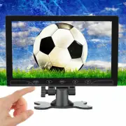 10" Touch Button TFT LCD CCTV Monitor RCA AV VGA HDMI 1080P For PC POS Car DVD