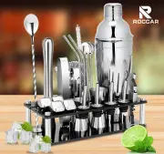 Roccar Cocktail Shaker Set Boston Shaker Set Stainless Steel Bartender Kit