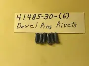 Harley 41485-30 (6) Dowel Pins Forty-Five Rear wheel Sprocket 1935-1952