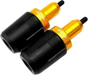 Motorbike Frame Slider Falling Protection for Kawasaki Ninja 650 2017-2023 Motorcycle Anti-Fall and Anti-Collision Mushroom Rack Protection Slider Crash Sliders (Color : Gold)