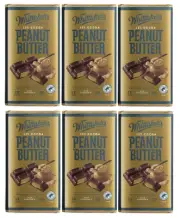 916213 6 x 250g BLOCKS WHITTAKERS PEANUT BUTTER MILK CHOCOLATE WITH 33% COCOA NZ