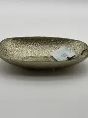 Green Lumo Istanbul Turkish Glass Decorative Bowl 9.84” X 6.50”