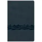 FISHER OF MEN BIBLE: CHRISTIAN STANDARD BIBLE, NAVY, LEATHERTOUCH