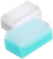 ORFOFE Ergonomic Bath Brush 2pcs Therapy Brush for Gentle Scalp Massage for Care