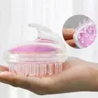 Silicone Hair Scalp Massager Shampoo Brush Shower Comb Exfoliate RemoveDandruff;