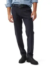 [Rodd & Gunn] Hanmer Springs Long Leg Straight Pant in Marine