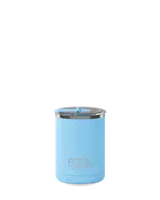 frank green Ceramic Coffee Cup with Hinged Lid - 12oz 355ml - Sky Blue