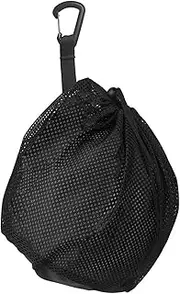 Soccer Ball Net Bag,High Strength Ball Bag with Drawstring - Portable Ball Net with Inner Pocket, Multifunctional Sling Back Bag for Basketball Volleyball Soccer Football
