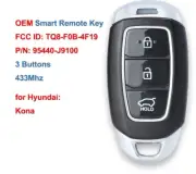 Smart Remote Car Key Fob 3 Buttons 433Mhz for Hyundai Kona
