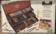 Royal & Langnickel Sketching Drawing Deluxe Art Set 134 Piece Premier Art Kit
