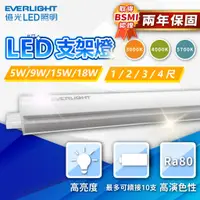 在飛比找蝦皮購物優惠-【喜萬年】最新款 億光 LED 支架燈 1尺 2尺 3尺 4