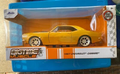 JADA BIGTIME MUSCLE 1967 CHEVROLET CAMARO SS ORANGE 1/24 DIECAST CAR