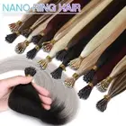 50S-150S Nano Ring Loop Micro Bead Tip Real Human Remy Hair Extensions Full Head