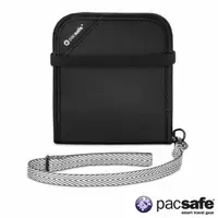 在飛比找momo購物網優惠-【Pacsafe】RFIDSAFE V100 防盜皮夾(黑色