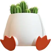 Flower Pots,Duck Flowers Holder Ornament - Flower Succulents Pot, Ornament, Planter, Flower Pot, Statue for Yard Art Outdoor Garden Decor Outside Spring