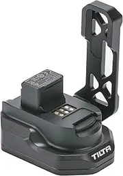 Power Supply Base Plate for DJI Ronin | Compatible with RS 3 PRO / RS2 Gimbal | Secure The DJI Ronin to Tripods, Sliders | Side Holding Bracket | 1/4″-20 and 3/8″-16 Threads | TGA-PBP