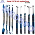 Dental Implant PRF Compactor Carrier Spatula & Lingual Flap Soft Brushing Kit