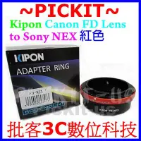 在飛比找Yahoo!奇摩拍賣優惠-可調光圈Kipon Canon FD鏡頭轉Sony NEX 