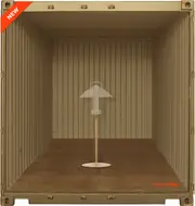 CARGO Dual Light Single Stand, Beige