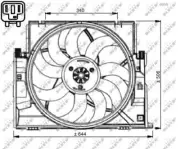 RTG Engine Cooling Fan Fits BMW 3 Series 4 1 2 + Other Models
