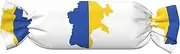 GaxfjRu Ukraine Flag Map print Men's Crewneck Sweater Soft Casual Sweaters for Men Classic Loose Fit Pullover Sweaters