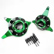 Engine Guard Fairing Guard for Kawasaki Z650 for Ninja 650 2017-2020 2021 2022 Motorcycle Accessories Engine Guard Slider Crash Protective Cover Sliders (Color : Green-Z6501)