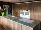 Amazonite Stone Dining Counter Slab / Kitchen Vanity Counter Slab / Interior Top