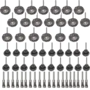 60 Pcs Wire Brushes Set, Rocaris Steel Wire Wheels Pen Brushes Set Kit