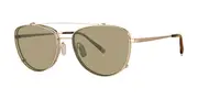 Paradigm Pryor Sun Clip Clip-On Only Gold Women’s Sunglasses Gold Size 54