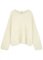 Totême Brushed Alpaca-blend Jumper - Off White - M/L M/L