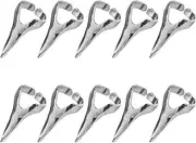 [Choistily] 10 Pcs Finger Claws Halloween Cosplay Claw Rings Gothic Fingertip Claw Ring Vintage Punk Fingertip Claw Ring Adjustable Fingertip Nail Ring