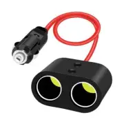 12V 1 to 2 Car Cigarette Lighter Splitter Adapter 5 ft. (1.5 M)