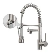 AIMADI Kitchen Faucet with Pull Down Sprayer,Commercial Single Handle High Ar...