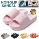 Pillow Slides Sandals Non-Slip Ultra Soft Slippers Cloud Shower EVA Home Shoes