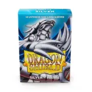 Dragon Shield 60 Japanese YGO Small Deck Protector Card Sleeves Matte Silver