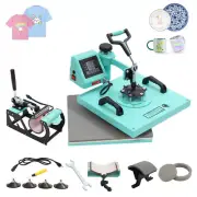8 in 1 Heat Press Machine Heat Press Machine, Sublimation Heat Press, 360° Swing