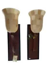Wall Mounted Candlestick Holders Pair Kinder Collection AUSTIN